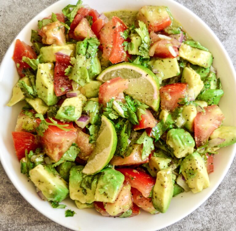 Citrus Pollo Asado Bowls with Avocado Salad » Kay's Clean Eats