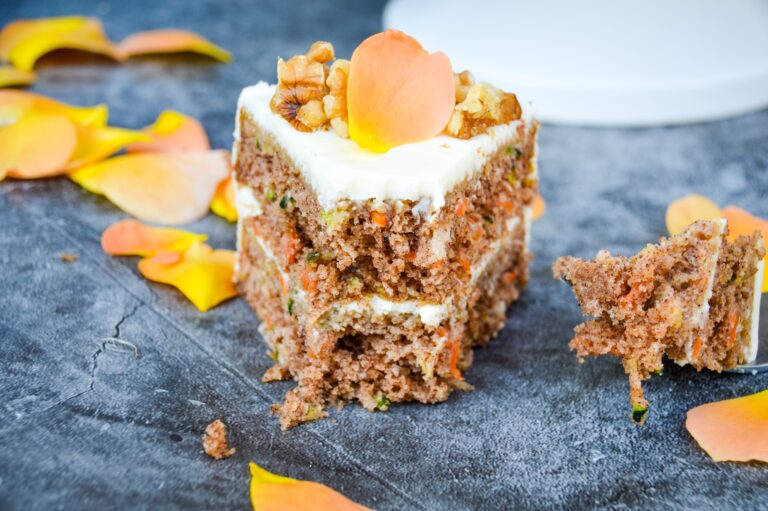 Healthy Carrot & Zucchini Cake Recipe » Kay's Clean Eats