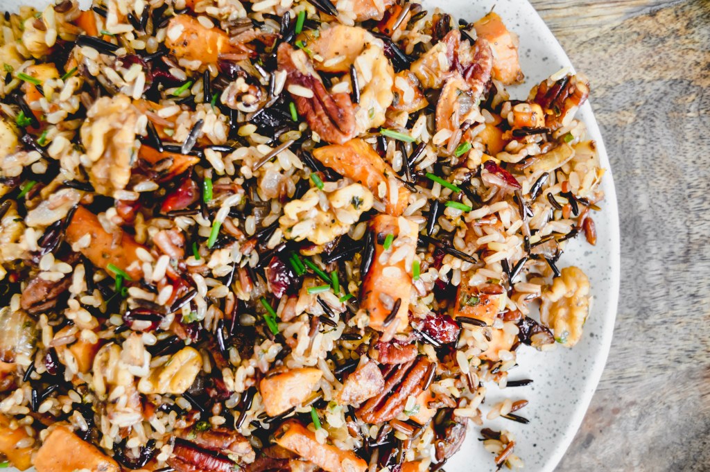 Nutted Wild Rice Pilaf » Kay's Clean Eats » Nutted Wild Rice Pilaf