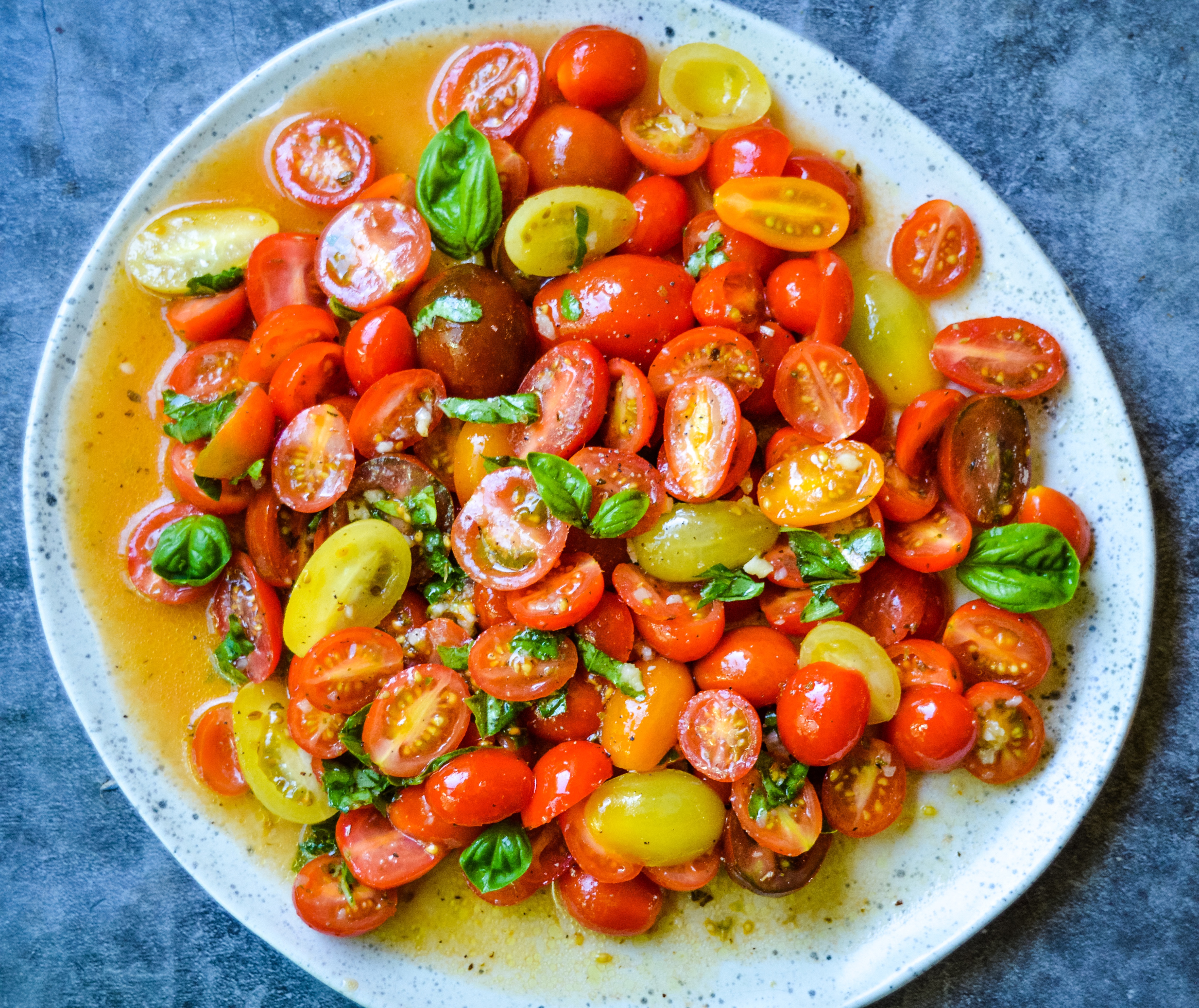 Marinated tomatoes
