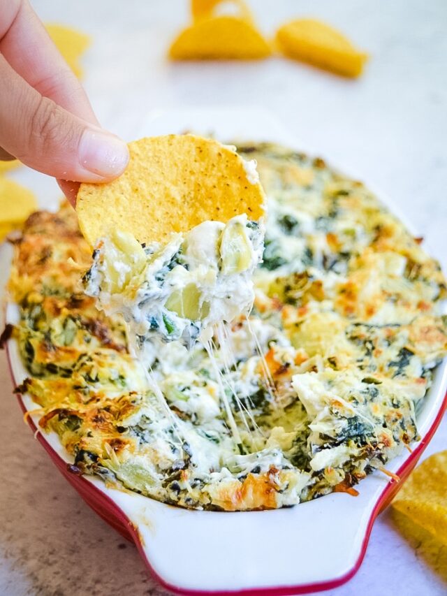 How to Make Spinach Artichoke Dip » Kay's Clean Eats