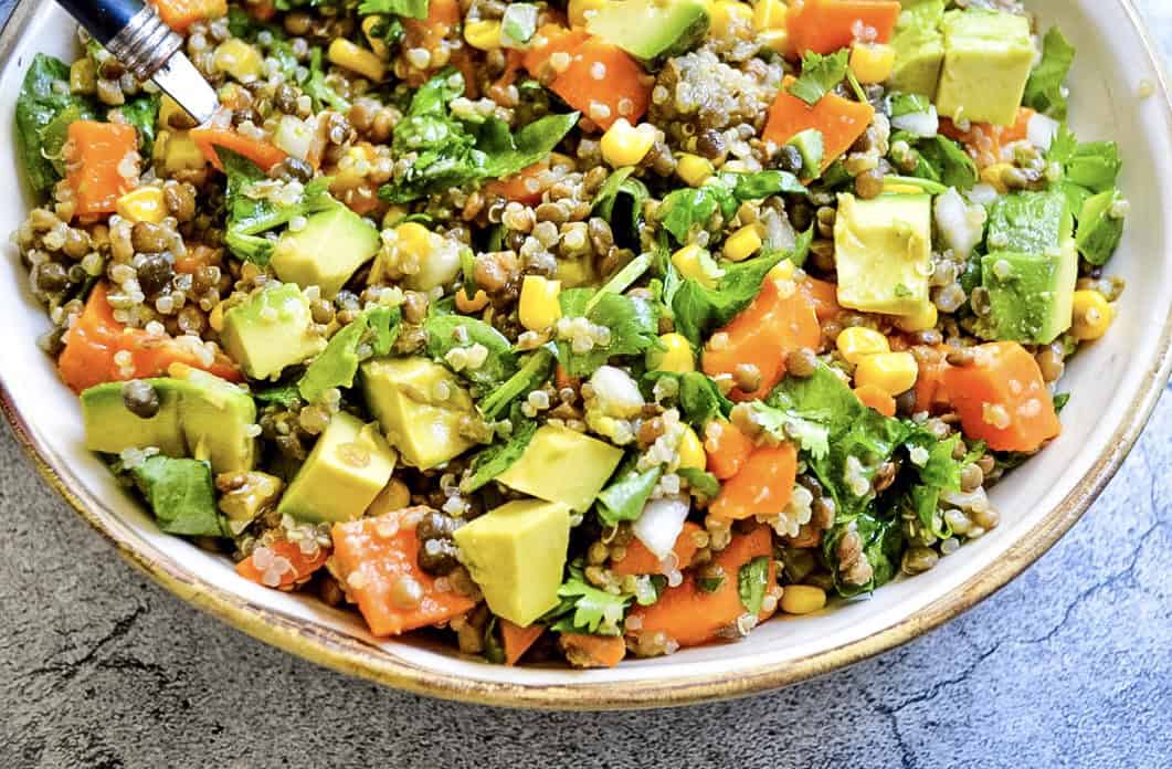 Sweet Potato & Lentil Salad