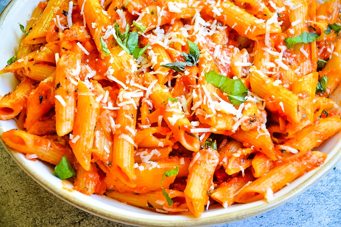 Penne Alla Vodka (Hearty & Delicious) Kay's Clean Eats