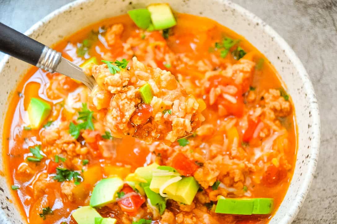 Stuffed pepper soup