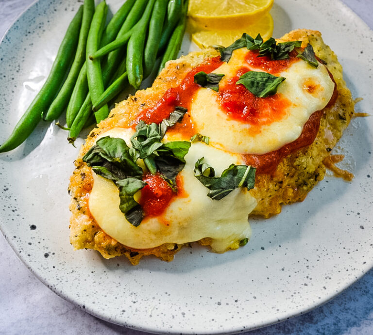Keto Baked Chicken Parmesan Kay's Clean Eats {family friendly}