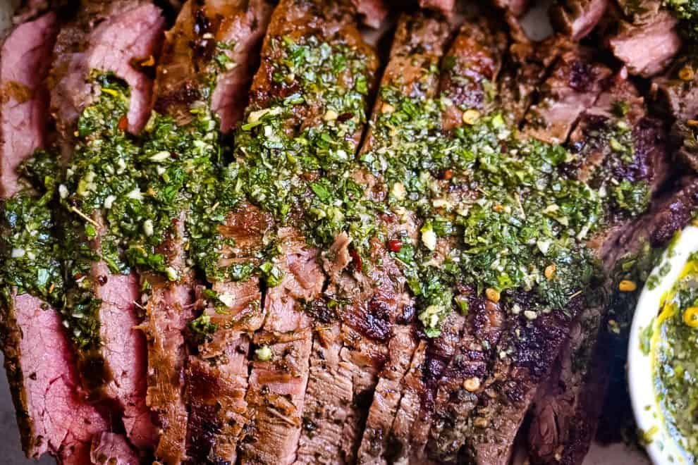 Chimichurri Flank Steak | Kay's Clean Eats