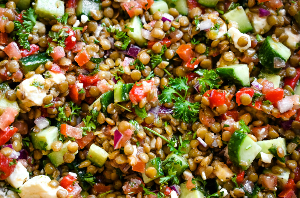 easy lentil salad
