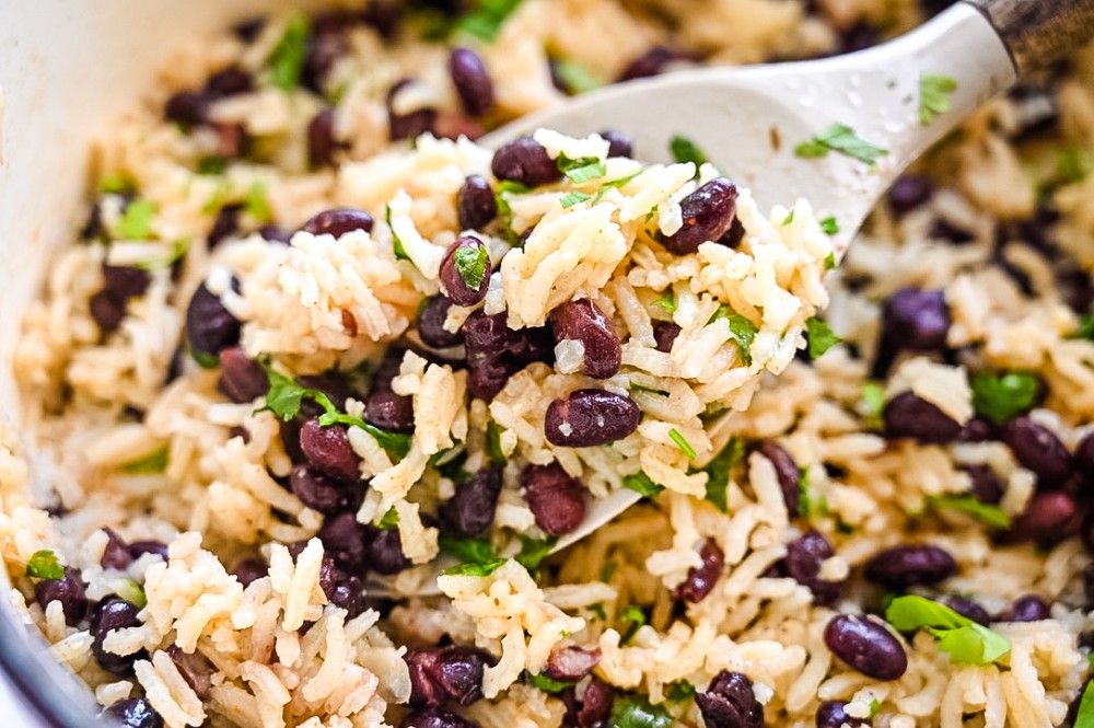 black beans and rice