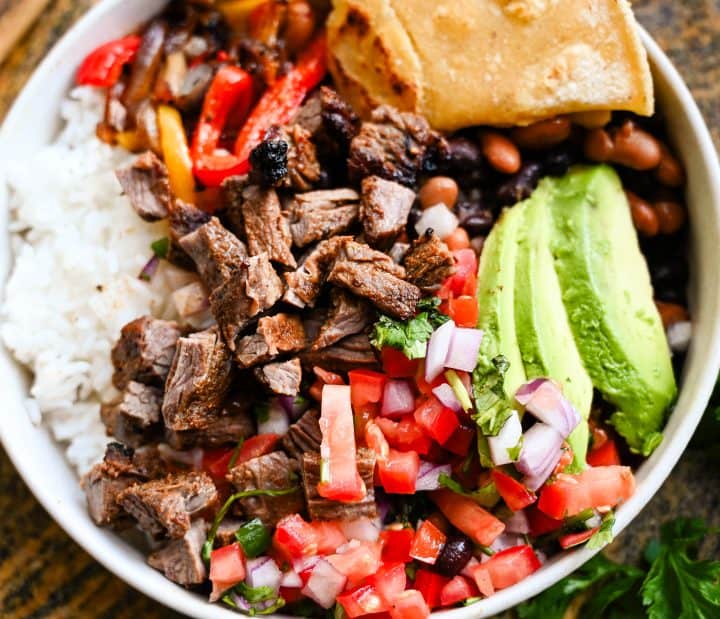 steak burrito bowl
