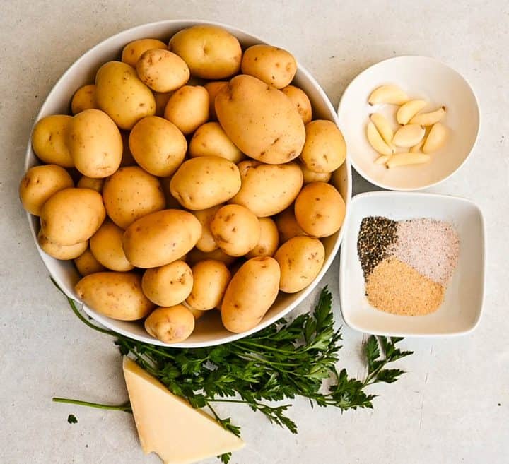  Crispy Smashed Potatoes ingredients