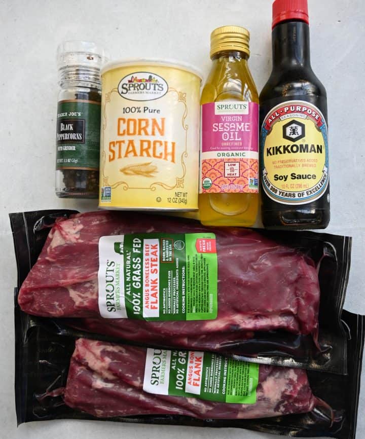 BEEF AND BROCCOLI STIR-FRY beef ingredients