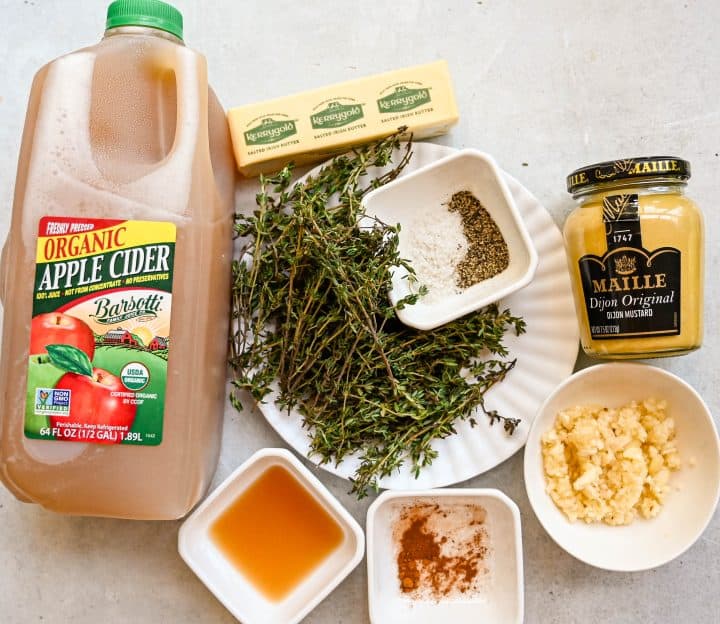 apple cider glaze ingredients