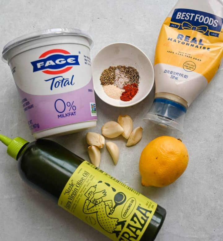 creamy roasted garlic sauce