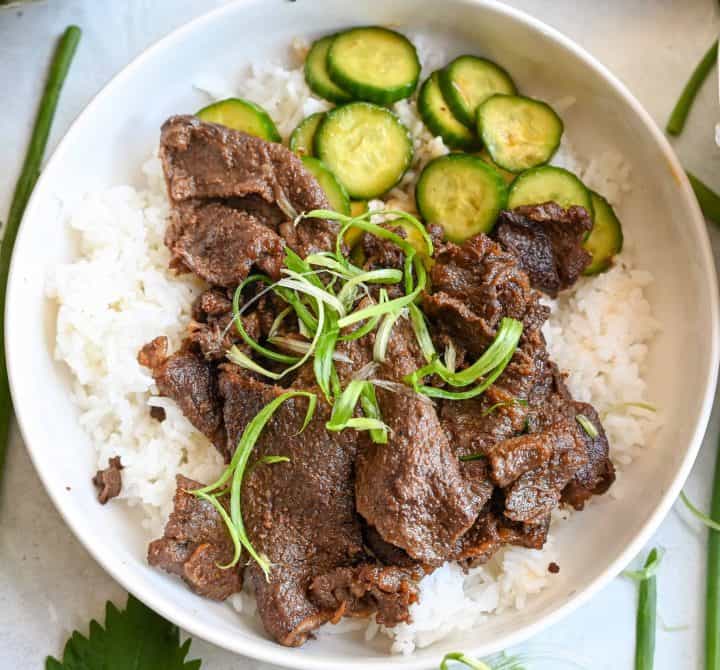 korean beef bulgogi bowls