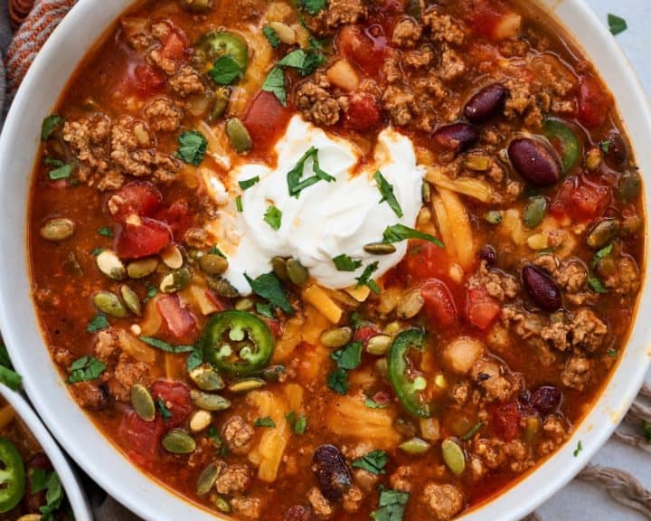 Pumpkin Turkey Chili